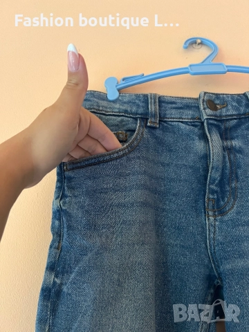 Reserved дамски сини дънки 99% памук 1% еластант S размер 👖👖👖, снимка 3 - Дънки - 52376196