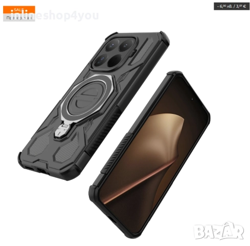 Удароустойчив Кейс RingCase за Xiaomi 15T / Pro с MagSafe, снимка 7 - Калъфи, кейсове - 52554157