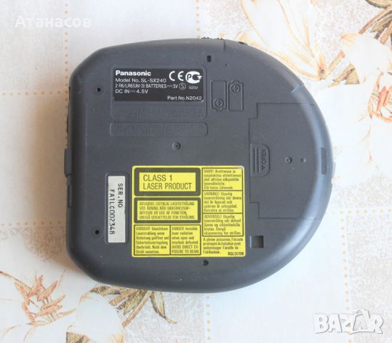 PANASONIC SL-SX240  Walkman CD Disc Player, снимка 8 - Други - 46124655