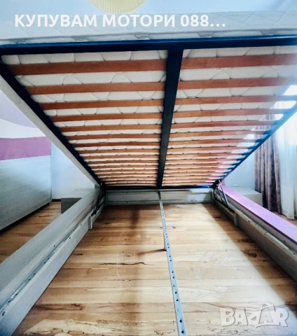 Спалня с Матрак Нани и Подматрачна Рамка и Гардероб и 2 бр Шкафчета , снимка 11 - Спални и легла - 53979854