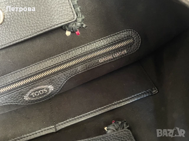 Tod's кожена чанта Оригинал, снимка 9 - Чанти - 51229291