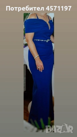 Дълга официална рокля , снимка 3 - Рокли - 53470547