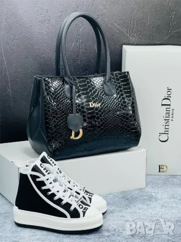 дамски кецове и чанта christian dior , снимка 4 - Дамски ежедневни обувки - 46996363