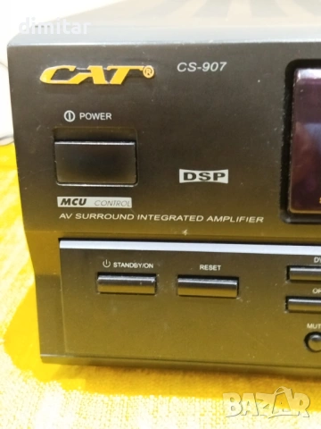 Интегриран усилвател CAT CS-907 , снимка 3 - Ресийвъри, усилватели, смесителни пултове - 54252015