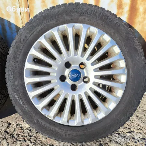 Джанти 5x108 за Ford със зимни гуми 205/55 R16, снимка 4 - Гуми и джанти - 47730883