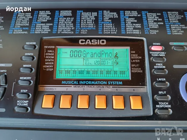 Синтезатор Casio CTK 611 динамика , снимка 2 - Синтезатори - 47656233