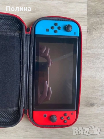 Nintendo Switch + 11 игри + кейс и стъклен протектор, снимка 3 - Nintendo конзоли - 53838158