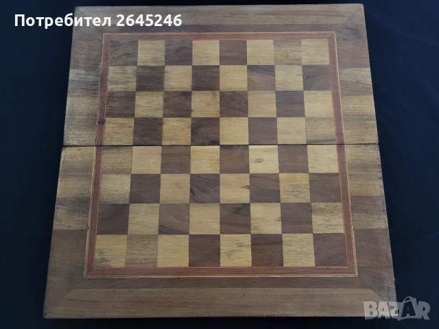 #9 Дървен шах с табла от най-големите , снимка 4 - Шах и табла - 50989092