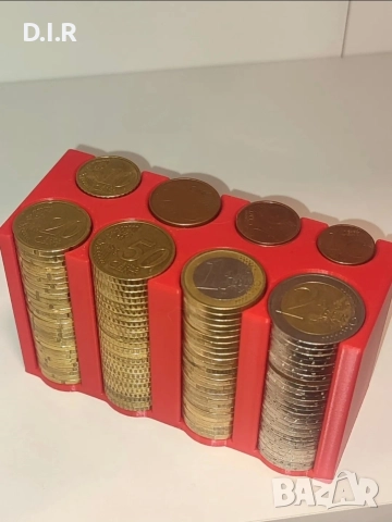 Монетник Евро монети, снимка 2 - Друго търговско оборудване - 52933403