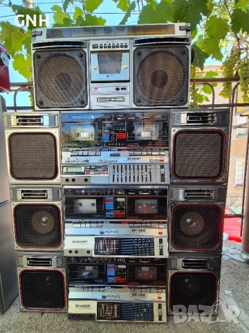 boombox Sharp, Hitachi, Sanyo, Lasonic , снимка 5 - Радиокасетофони, транзистори - 45081477