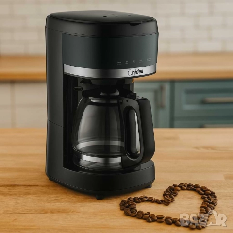Кафемашина Midea MA-D1502W2ME – Ароматно кафе у дома без усилие, снимка 2 - Друга електроника - 51857991