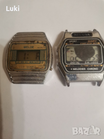 четири броя стари електронни часовника, снимка 2 - Други - 45012781