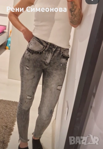 Дамски дънки , снимка 6 - Дънки - 53623135