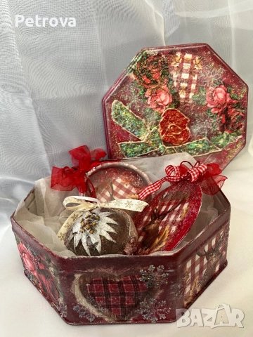 Коледен комплект, снимка 2 - Декорация за дома - 52430319