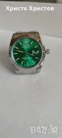 Дамски луксозен часовник Rolex Oyster Perpetual Datejust green 💚, снимка 1 - Дамски - 46947761