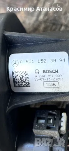 A6511500094. Моторче вихрови клапи за Мерцедес Ц-класа W204. OM651, снимка 5 - Части - 50152008