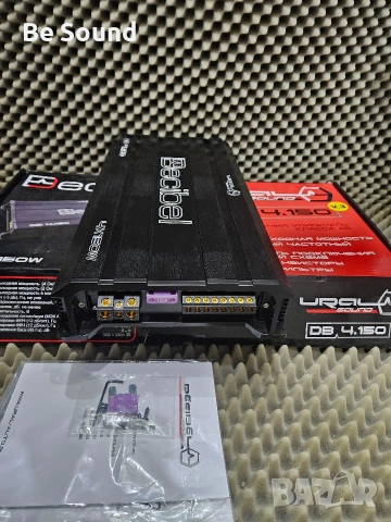 4 канален Усилвател Урал Decibel 4.150 , снимка 2 - Ресийвъри, усилватели, смесителни пултове - 53383970