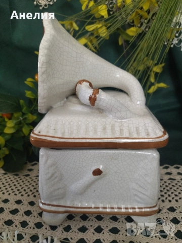 Грамофон бижутерка, захарница... , снимка 2 - Декорация за дома - 51777622