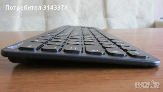 Bluetooth клавиатура за до 3 устройства едновременно, снимка 4 - Клавиатури и мишки - 54076628