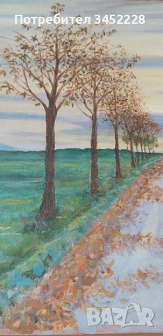 картина платно рамка дървена 54см 44см , снимка 3 - Картини - 51943707