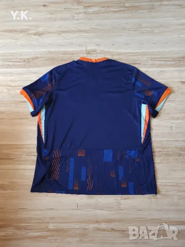 Оригинална мъжка тениска Nike Dri-Fit x Nederlands National Football Team / Season 24 (Away), снимка 3 - Тениски - 46990502