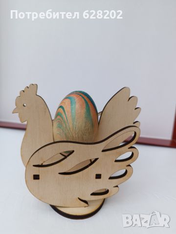 Симпатична поставка кокошка за яйце, снимка 3 - Декорация за дома - 45324669