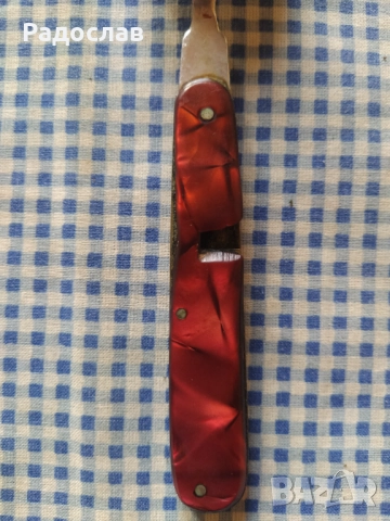 стара сгъваема лъжица П.Денев, снимка 8 - Прибори за хранене, готвене и сервиране - 52942374