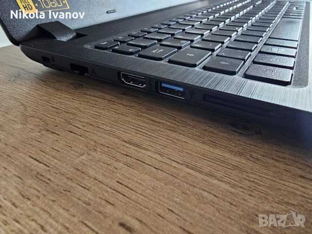 Лаптоп Acer Aspite 3 15.6 инча | Intel i3 6006U 2x2.00 Ghz|12GB RAM|512GB SSD + 1TB HDD | Windows 11, снимка 4 - Лаптопи за дома - 53649887