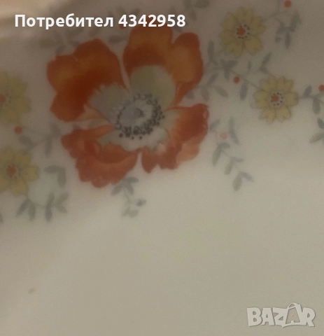 Bareuther.1937-1945г. Порцеланова чиния., снимка 6 - Антикварни и старинни предмети - 52382699