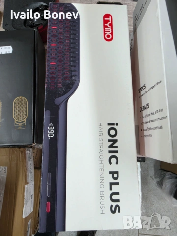 TYMO IONIC PLUS – четка за изправяне на коса