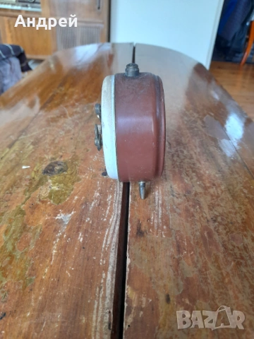 Стар часовник,будилник Mera Poltik #5, снимка 5 - Антикварни и старинни предмети - 53597293