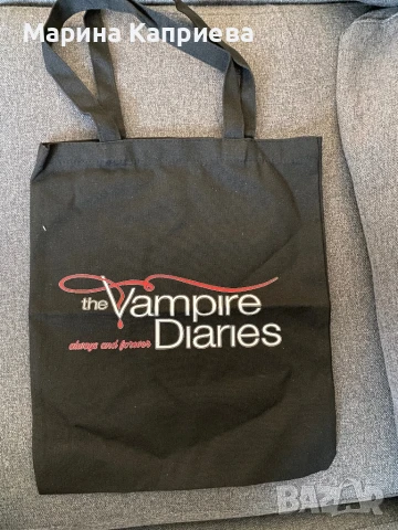 Нова текстилна тематична торба (чанта) на Дневниците на вампира 