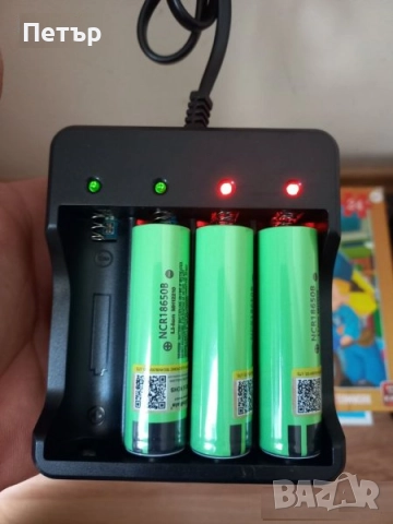 Батерия Liitokala 18650B Li-ion без пъпка,3.7V 3400mAh,презареждащи,акумулаторни,Литокала,Японски, снимка 7 - Друга електроника - 52541364