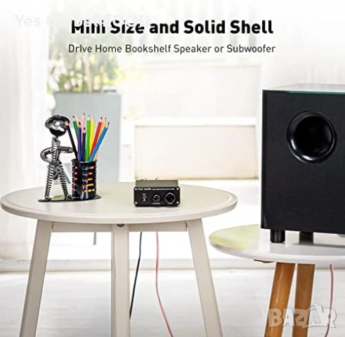 Fosi Audio M04 субуфер усилвател 100W Class D, снимка 4 - Друга електроника - 54300319