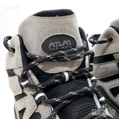 ATLAS for MEN Водоустойчиви Непромокаеми Туристически Обувки Кожени Боти Велур 44.5-45, снимка 7 - Мъжки боти - 52241005