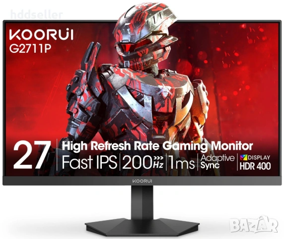 Продавам монитор 27" KOORUI G2711P 200Hz 1Ms IPS