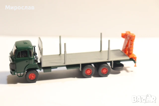 RMM  H0 1/87  SAURER  KАМИОН МОДЕЛ ДЪРВАРКА КОЛИЧКА , снимка 8 - Колекции - 51157744