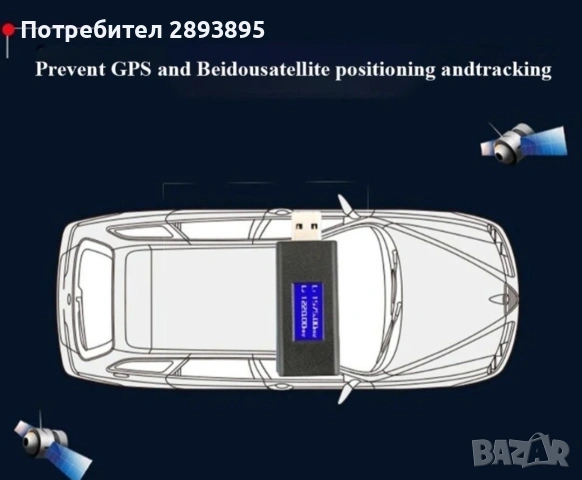 Защита от нежелано проследяване GPS заглушител, снимка 5 - Аксесоари и консумативи - 54120482