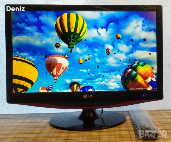 LG (22 инча=56 см.) - монитор/ телевизор с ново дистанционно