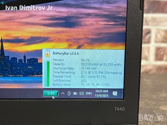 Лаптоп Lenovo T440, снимка 7 - Лаптопи за дома - 52348639