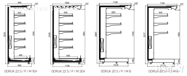 Стенна хладилна витрина, снимка 9 - Витрини - 53443840
