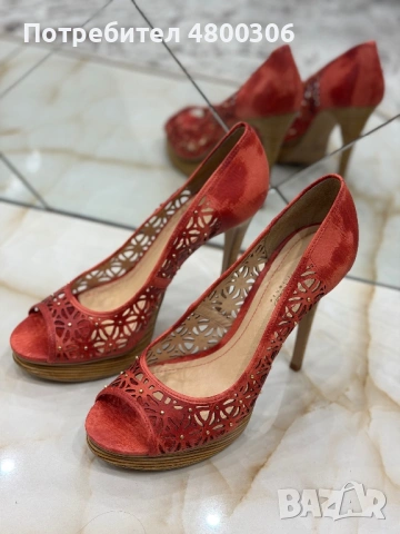 Разпродажба италиянски токчета естествена кожа, снимка 3 - Дамски обувки на ток - 54231482