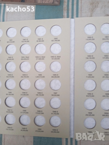 Класьори за монети от 1 цент , Сащ, снимка 5 - Нумизматика и бонистика - 54264000