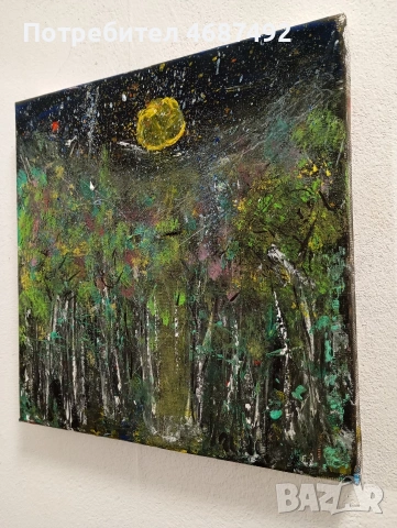 арт пейзаж абстракт , снимка 2 - Картини - 53237512