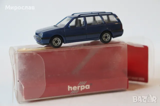 HERPA 1/87 H0 VW GOLF 3 ИГРАЧКА КОЛИЧКА МОДЕЛ, снимка 1 - Колекции - 49259056