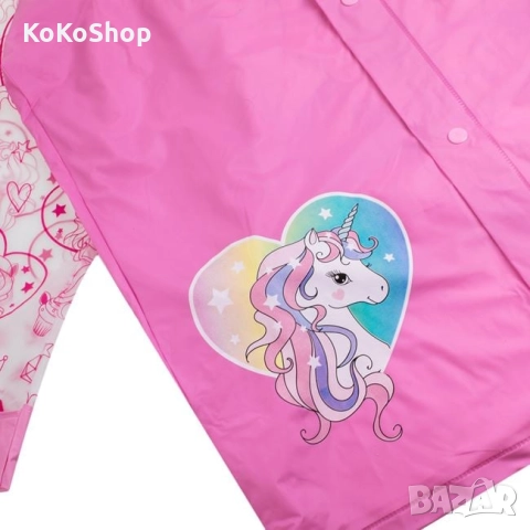 Детски дъждобран за момиче/розов дъждобран с Еднорог, снимка 3 - Други - 51919768