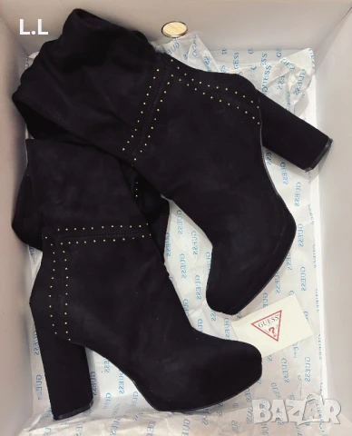 Ботуши от велур Guess, снимка 5 - Дамски ботуши - 51333837