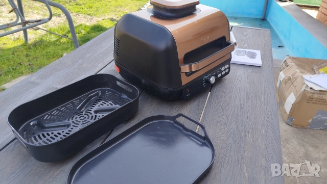 Скара/Грил Ninja Foodi MAX PRO Grill & Air Fryer AG651EU, снимка 13 - Скари - 53707875