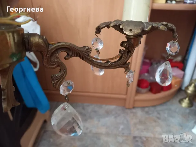 Месингов аплик , снимка 6 - Лампи за стена - 49666013