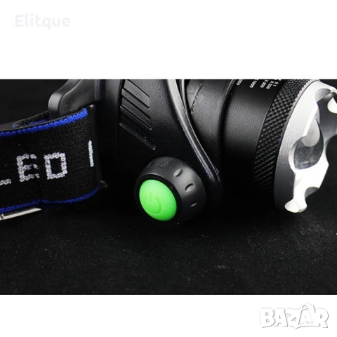 Фенер за глава със силна светлина и SOS режим, снимка 6 - Къмпинг осветление - 52709813
